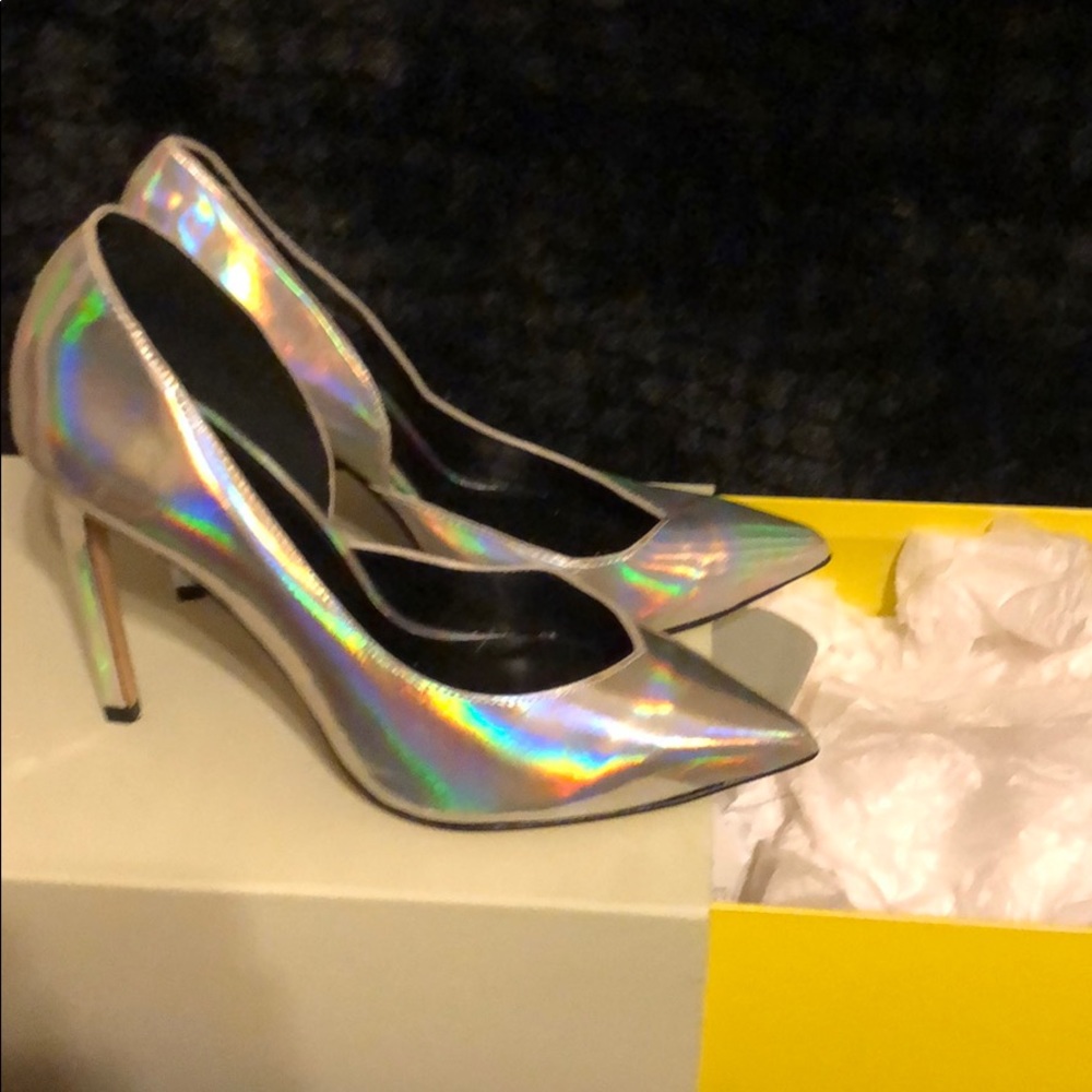 Silver Pumps - image 1